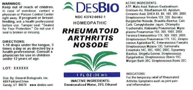 Rheumatoid Arthritis Nosode